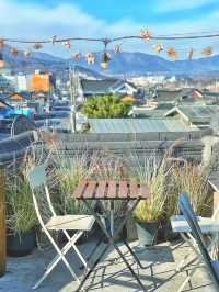 【慶州カフェ】素敵✨超人気店！韓屋テラスカフェ