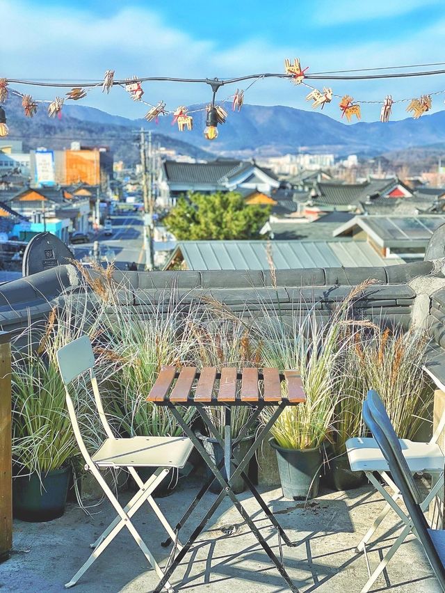 【慶州カフェ】素敵✨超人気店！韓屋テラスカフェ