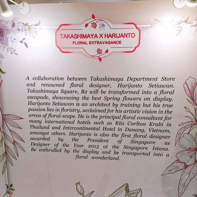 Takashimaya X Harijanto Flora Extravagance
