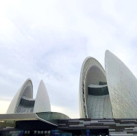 珠海大劇院-日月貝殼形狀的珠海地標建築
