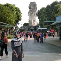 แด่ความทรงจำกับ sentosa merlion สิงคโปร์