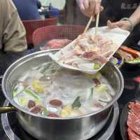 油麻地黎個椰子雞鍋打邊爐🍲凍冰冰岩曬