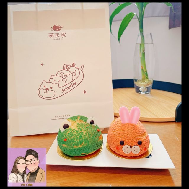 人氣動物小泡芙！🫣又好吃！又可以打卡！不太甜😆