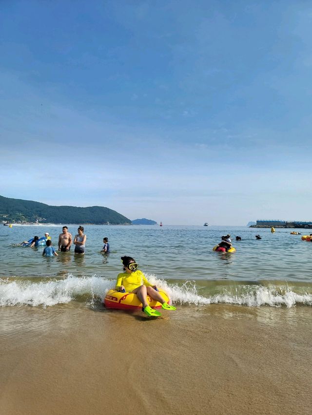 물놀이하다 짜장면도 먹는 거제도 와현해수욕장🏖