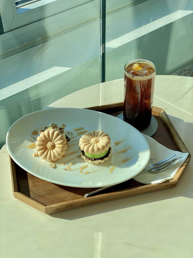 전주 한옥마을 뷰 보면서 맛보는 디저트 맛집 라한호텔 전주 하녹당