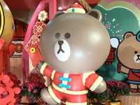 Line friend 陪大家過龍年@荷里活商場