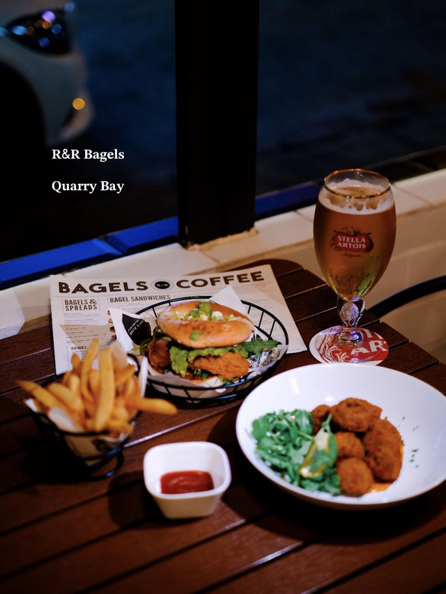 【R&R Bagels】鰂魚涌美式餐廳，happy hour飲品抵飲🍻