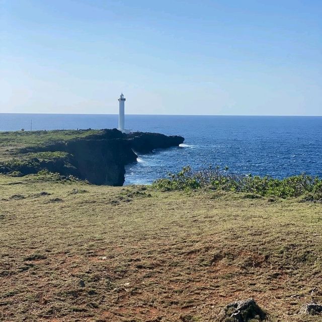 殘波岬公園欣賞沖繩本島最晚的夕陽