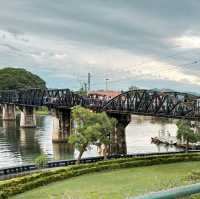 Iconic River Kwai Bridge in Kanchanaburi 🇹🇭