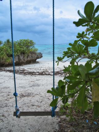 A Swing on the Beach in Ishigaki Island
