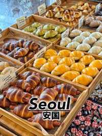 【韓国・安国】行列必須人気店の姉妹店 塩パン専門店