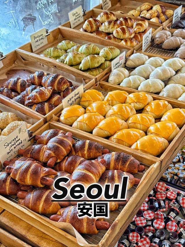 【韓国・安国】行列必須人気店の姉妹店 塩パン専門店