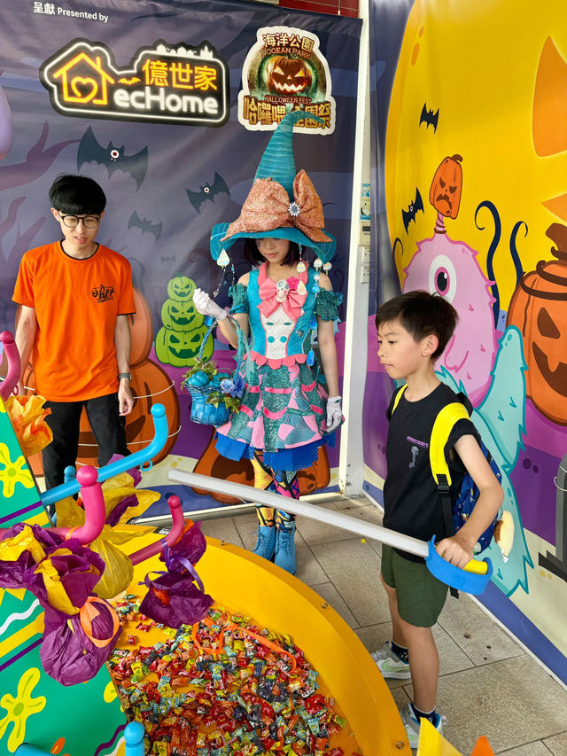 海洋公園哈囉喂 率先跟小朋友感受萬聖節氣氛