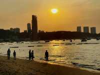 Best Sunset in Pattaya Beach