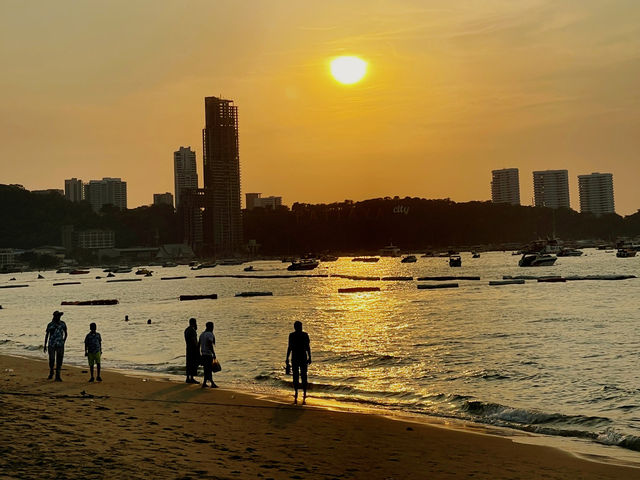 Best Sunset in Pattaya Beach