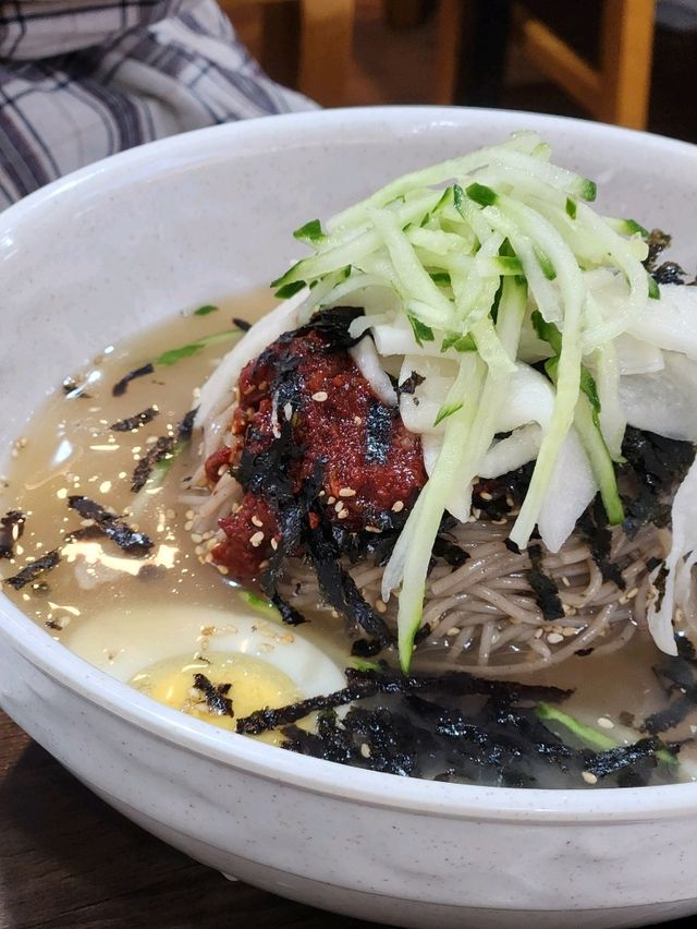 사직구장 맛집으로 유명한 소문난주문진막국수 솔직후기