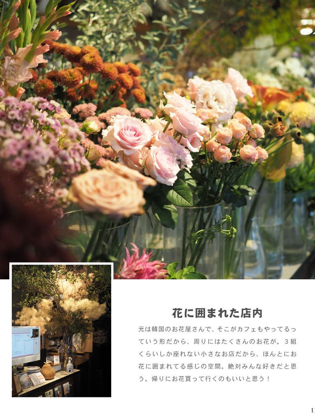 【千駄ヶ谷】韓国のお花屋さんのカフェからクリスマスメニュー登場🎄