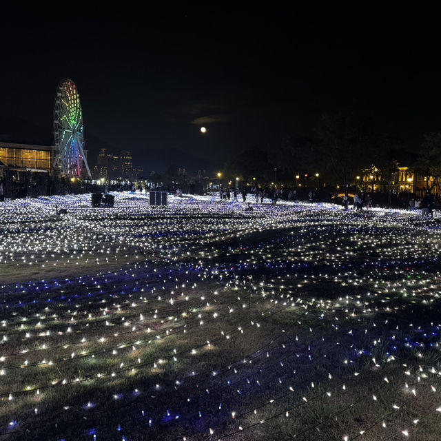 Magical illuminations & fireworks at Huis Ten Bosch
