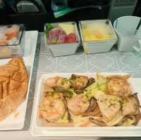 Fly in Comfort: EVA Air Premium Economy to London”