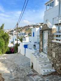 Wandering Through the White and Blue Charm of Mykonos🇬🇷