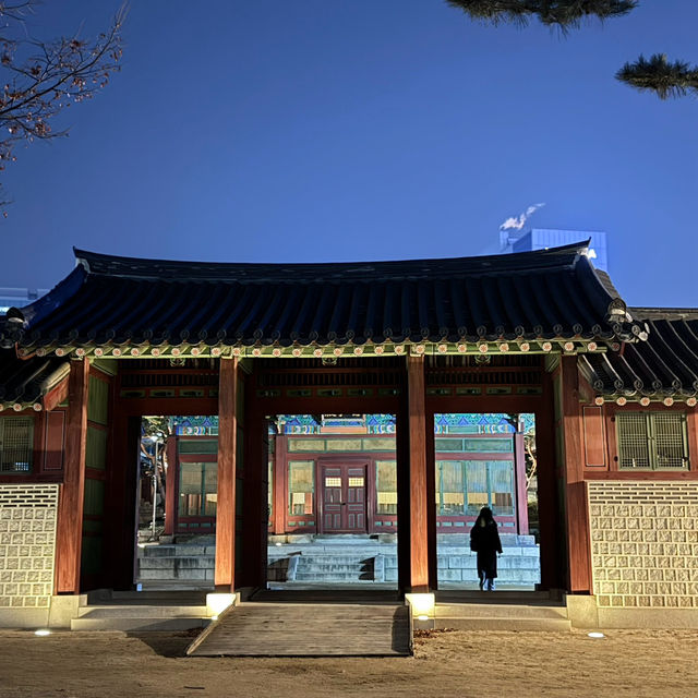 서울 야간 개장 야외데이트장소 추천,덕수궁