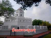 ชมป้อมพระสุเมรุแลัสวนสันติชัยปราการ