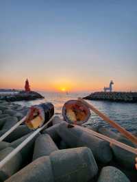🌅 제주 감성 일몰 명소 – 이호테우해수욕장