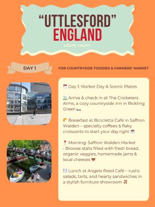 Uttlesford itinerary ✨✈️