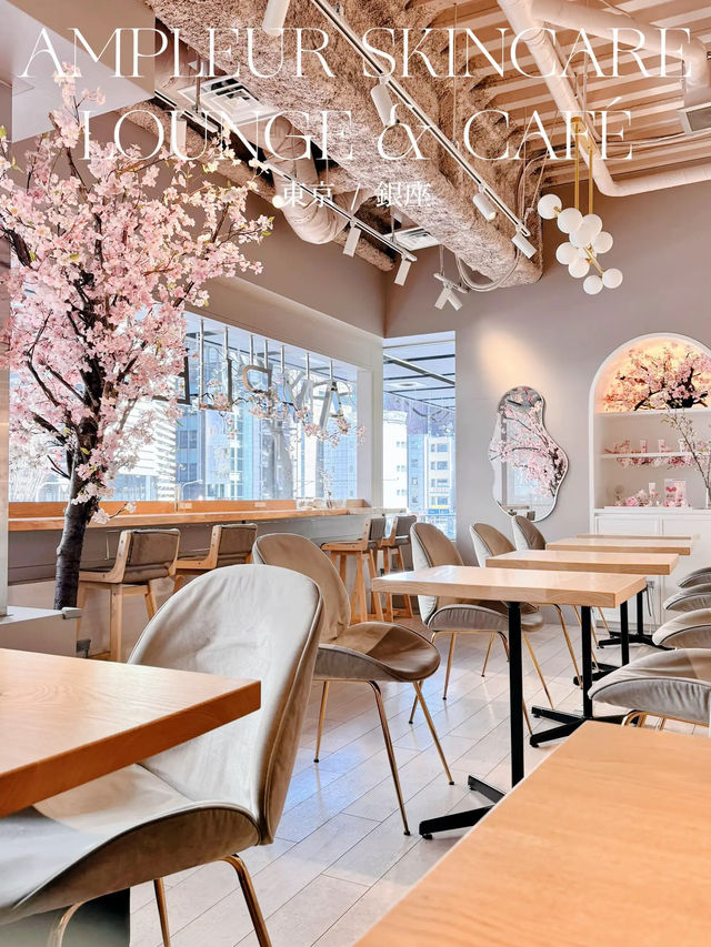 【銀座】穴場カフェ☕️ AMPLEUR LOUNGE