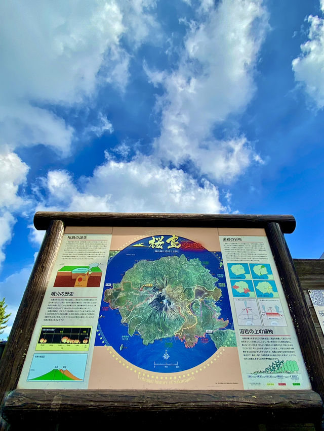 美麗的櫻島火山