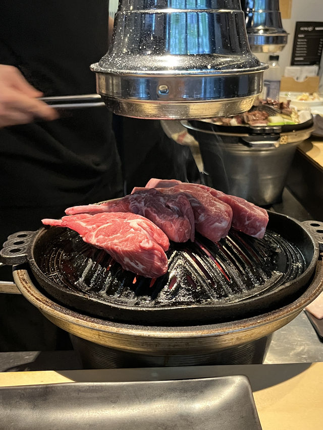 프리미엄 양갈비를 화로에 구워주는 인천 송도 맛집🐑🥩