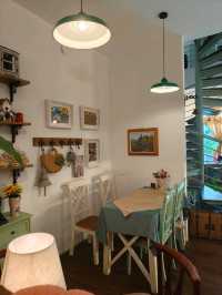 Sweet Layers & Floral Sips at lovely cafe