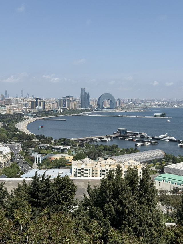 Amazing views along the Azerbaijan coast