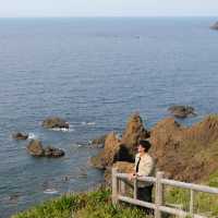 Onogame จุดชมวิวริมทะเล บน เกาะซาโดะ ⛰️🌼🇯🇵