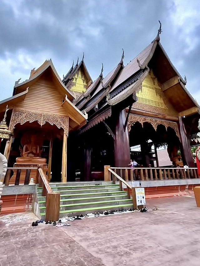 วัดป่าวังน้ำเย็น มหาสารคาม สงบงามกลางธรรมชาติ
