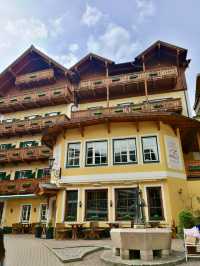 Postcard Stillness: Wandering Past Hotel Zimmerbräu in St. Wolfgang