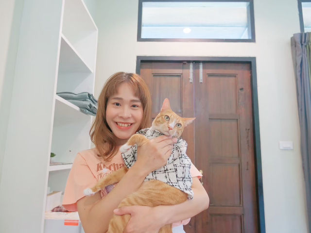 อัมพวา คาซ่า ปลาทู ที่พัก Pet friendly !!