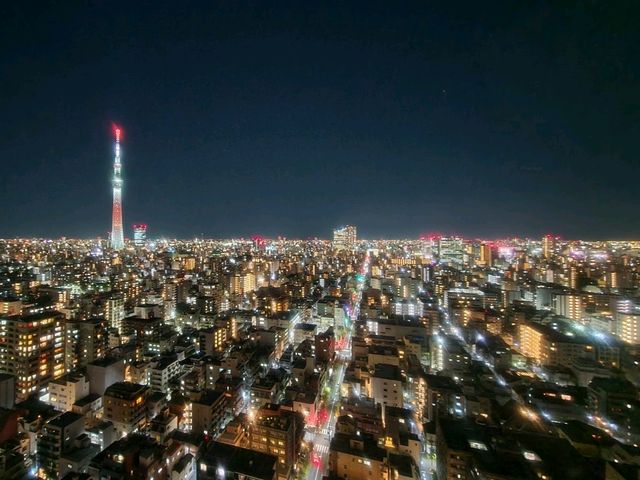 도쿄감성 다이이치 호텔 료고쿠(Daiichi Hotel Ryogoku) 프리미엄 더블룸 스카이트리뷰