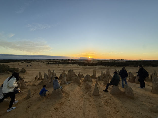 Pinnacles during sunset