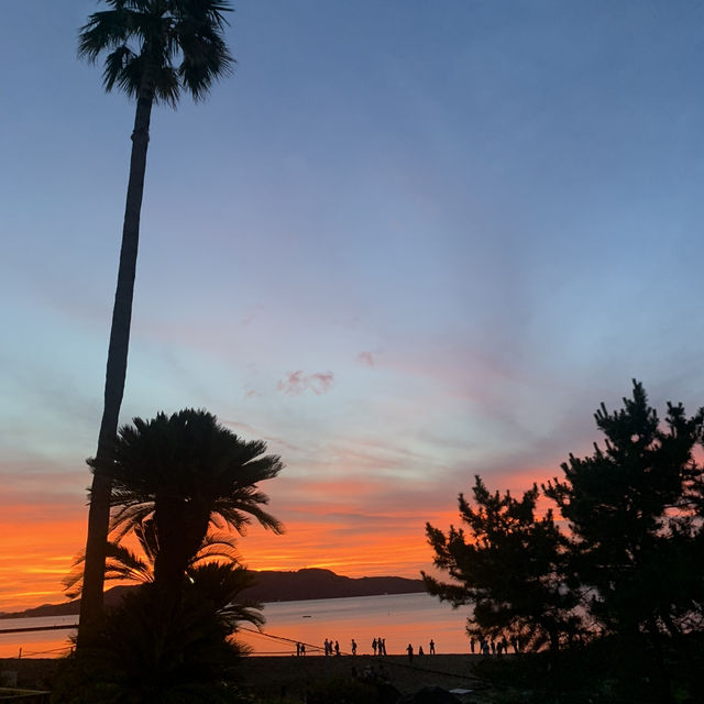 Vanilla sky at Momochi Seaside Park, Fukuoka