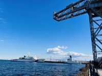 Hammerhead Park, a stylish waterfront area next to Yokohama Hammerhead 