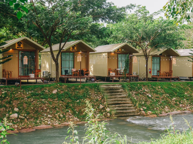 สระบุรีมีที่พักติดริมลำธารแบบนี้ด้วย...เลิศมาก!!!