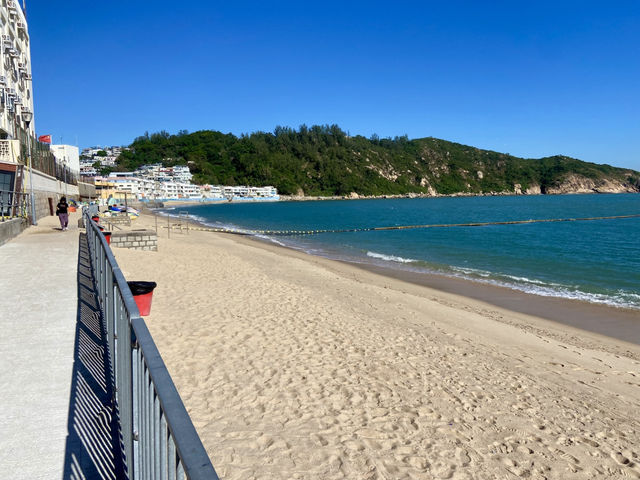長洲東灣泳灘✨一步到沙灘~陽光與自然🏖️😍