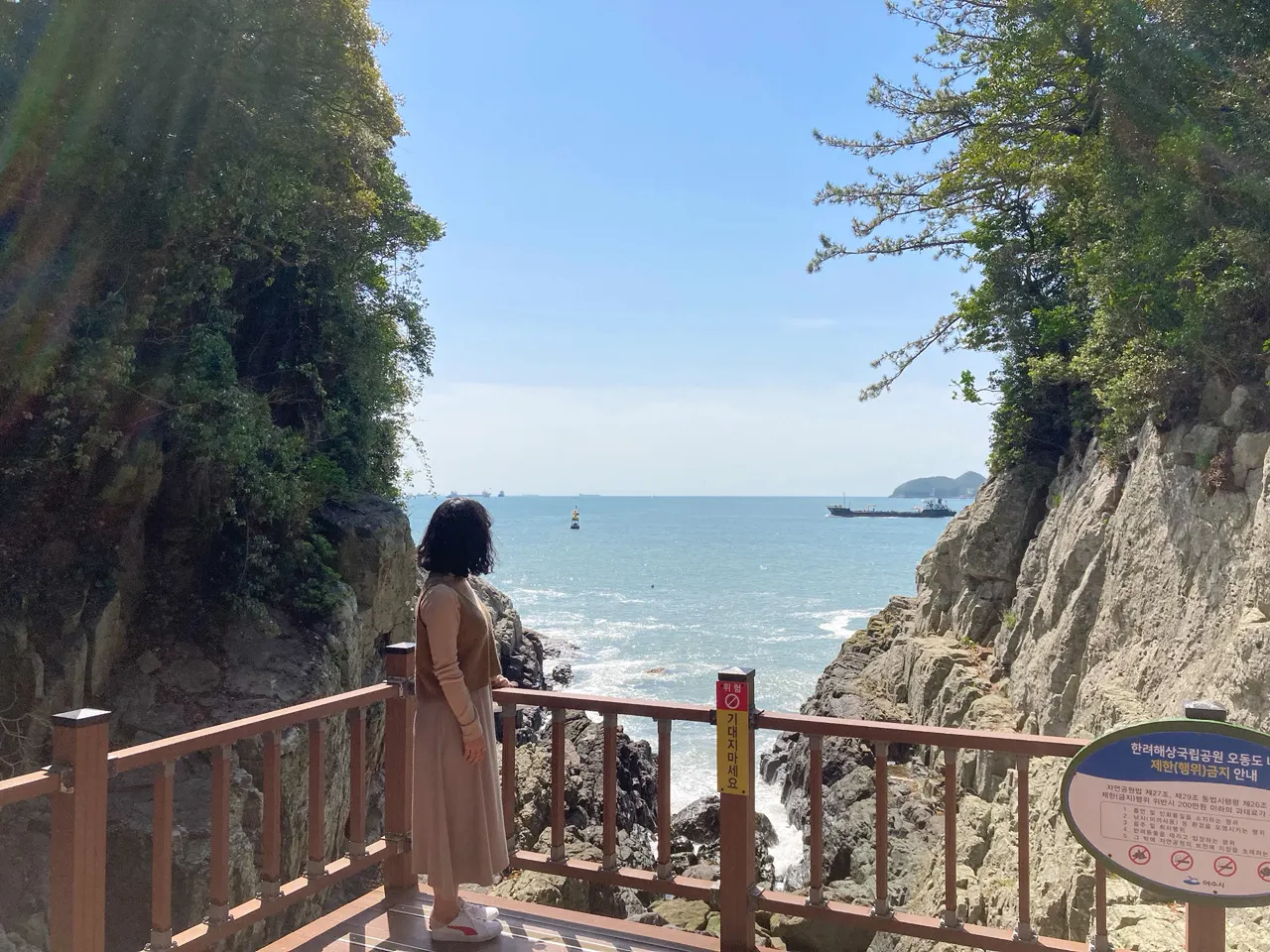麗水烏洞島橋上穿越，面對碧綠森林與廣闊海洋的旅程