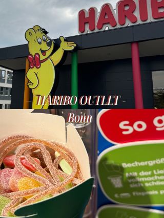 [Bonn, Germany] A must-see for Haribo lovers! Fill your bag with gummies and get great deals at their home outlet store! 🐻💫