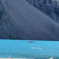 Turquoise water of Moraine Lake