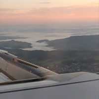 Beautiful Sunrise above Zurich 