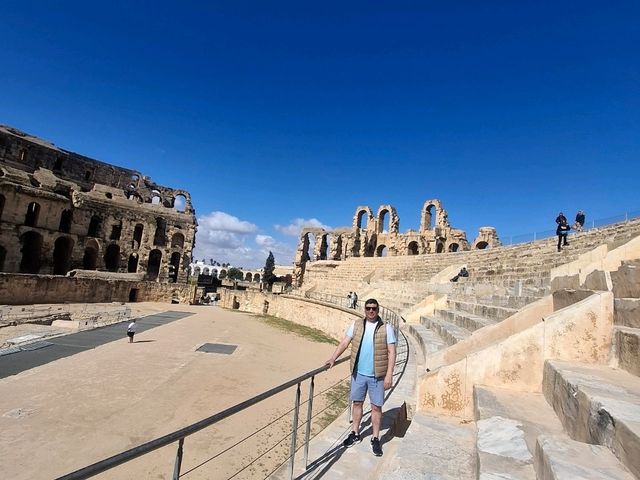 The third biggest roman arena with 35000 seats. 