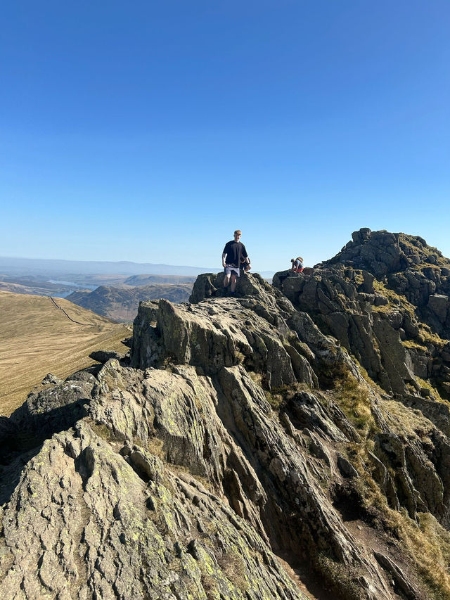 Climbing helvellyn!