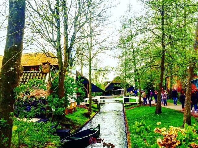 Yes, this green town exists in real life